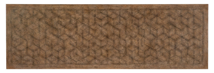 Americana - Trestle Rectangle Cocktail Table - Dark Brown