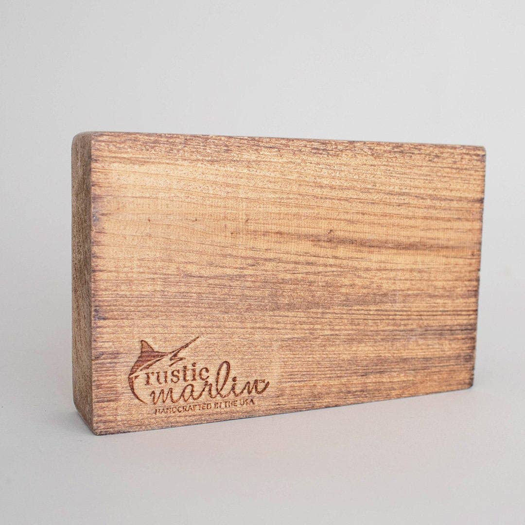 Personalized Compass + Coordinates Decorative Wooden Block
