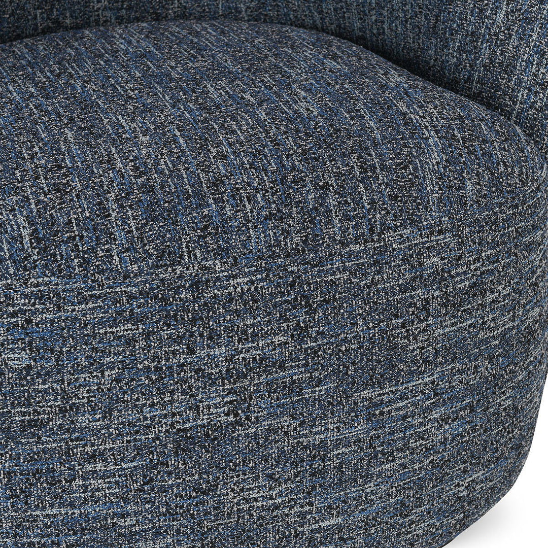 Andrea - Swivel Accent Chair - Blue