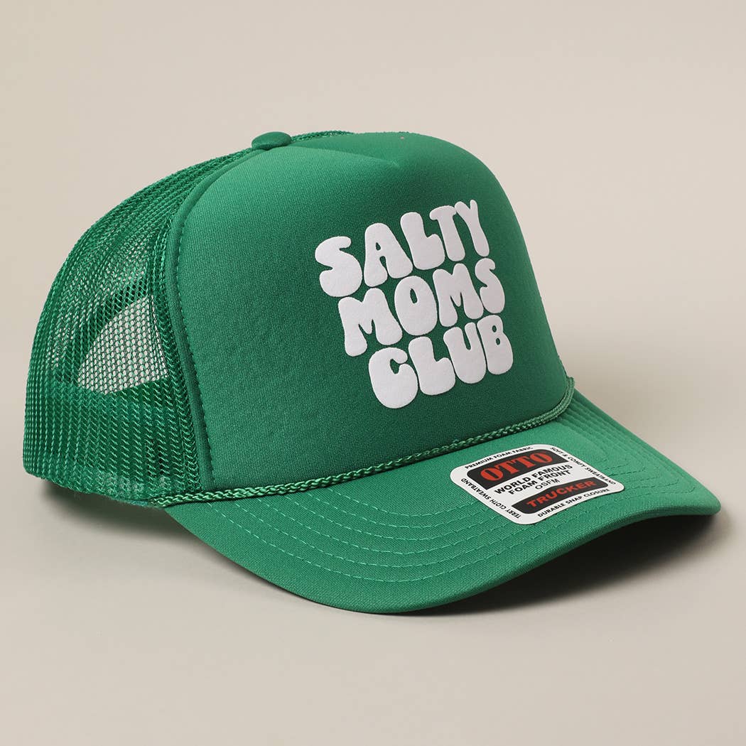 Salty Moms Club Printed Mesh Back Trucker Hat