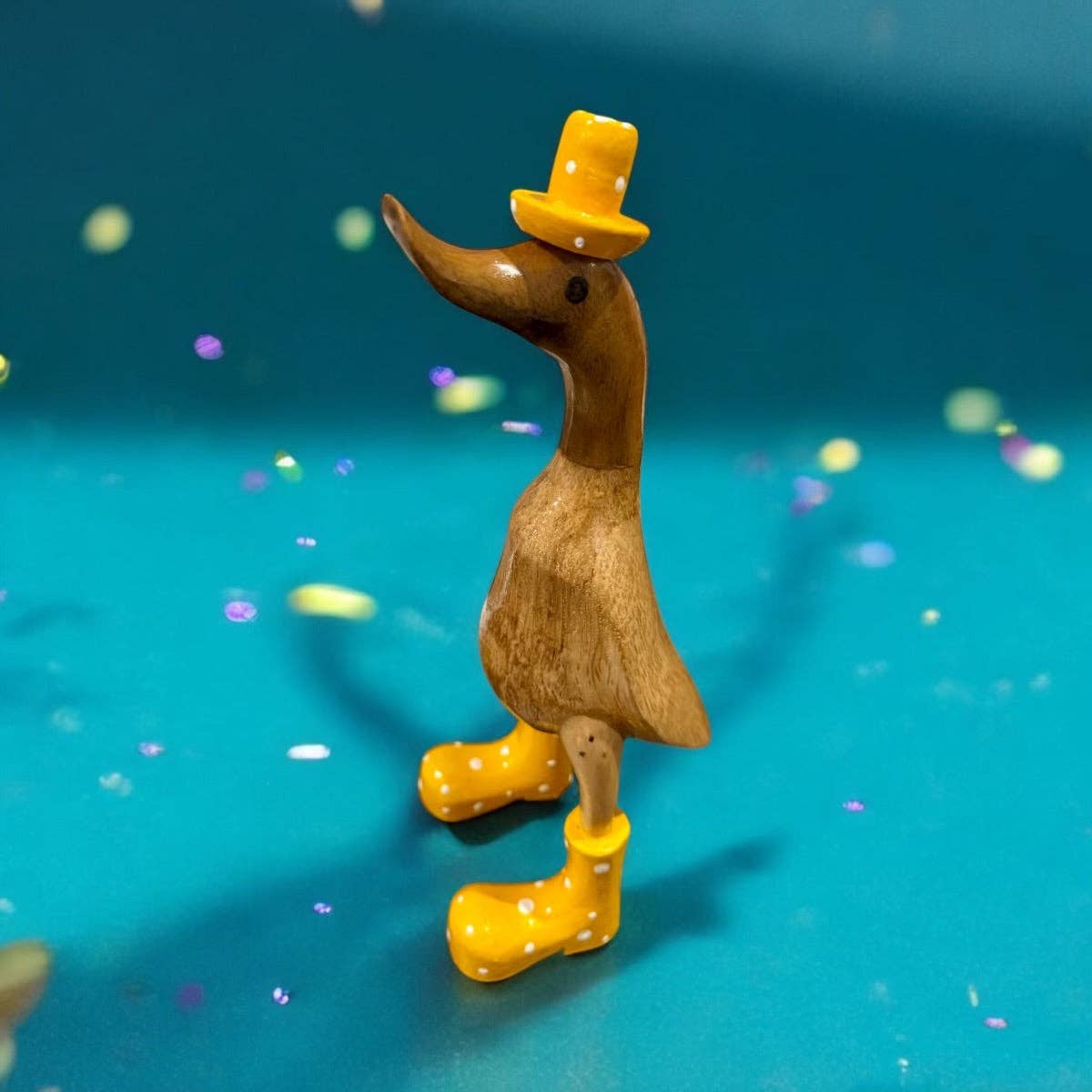 Chunky Boot Ducks - Spotty Hat