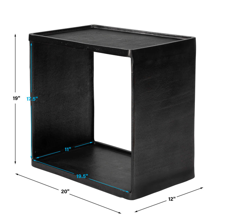 Derwent - Industrial Side Table - Black