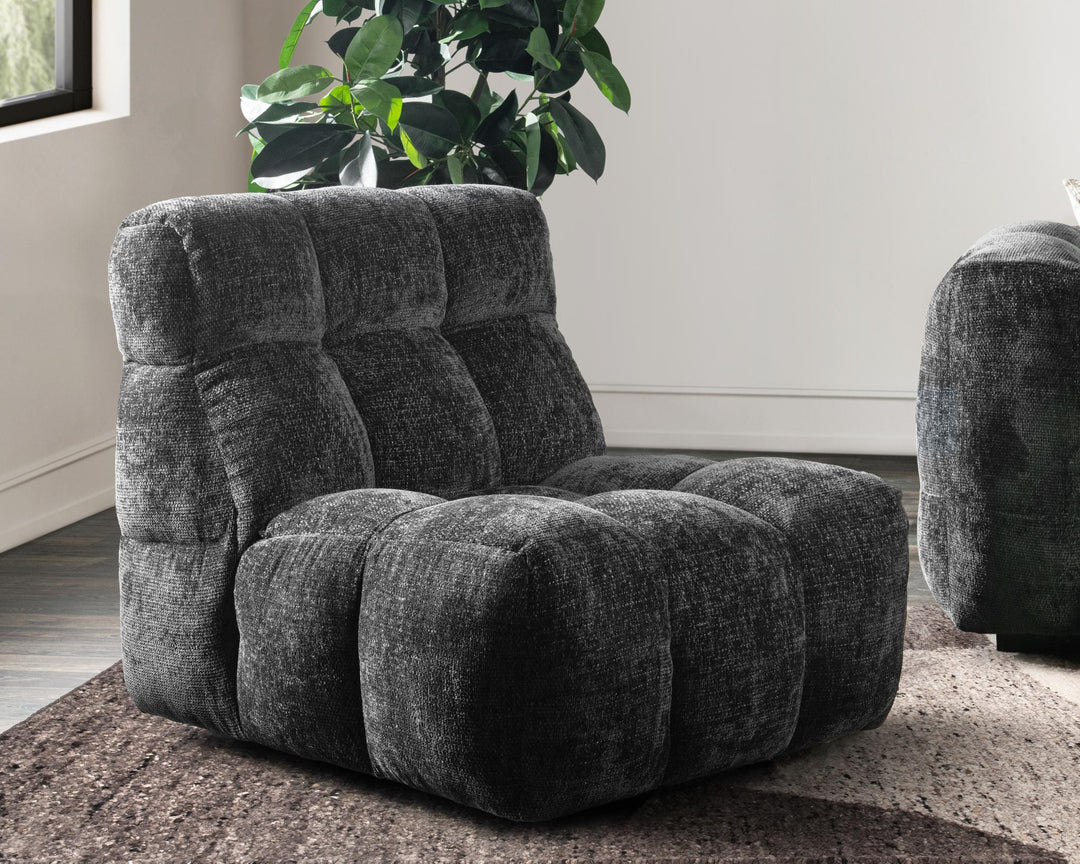 Roba - Swivel Lounge Chair - Zinc