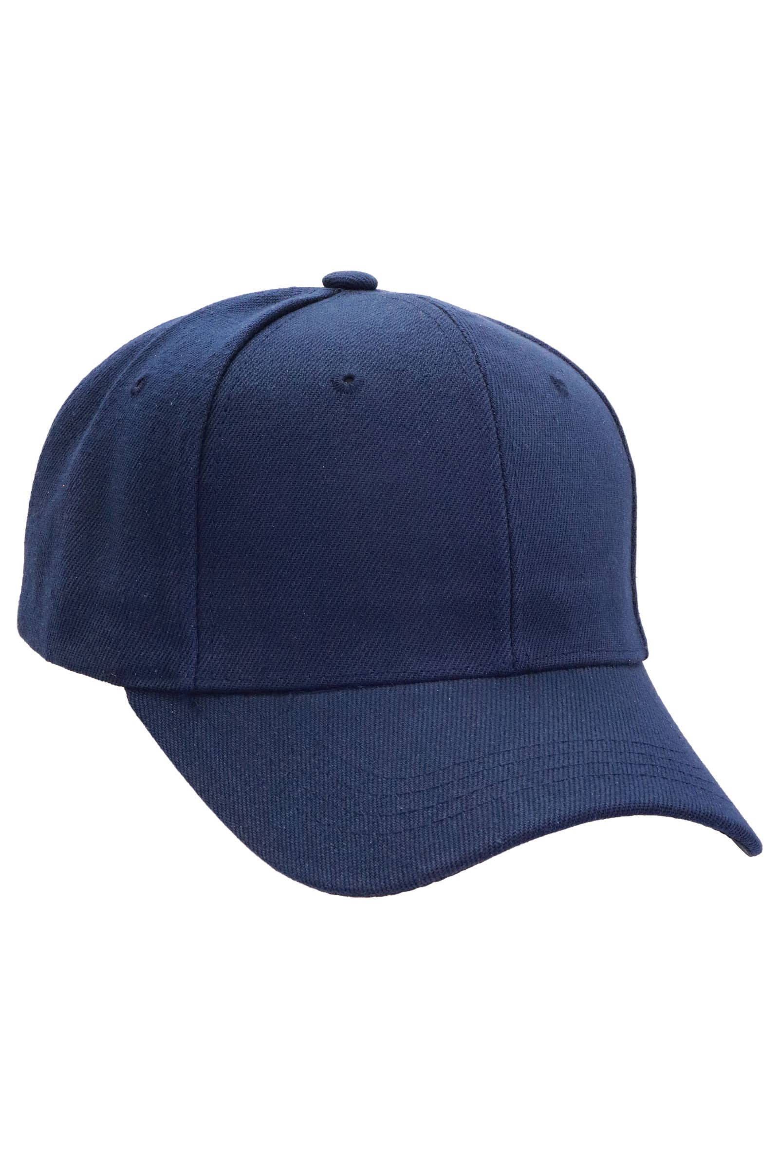 Blank Twill Acrylic Velcro Back Baseball Cap