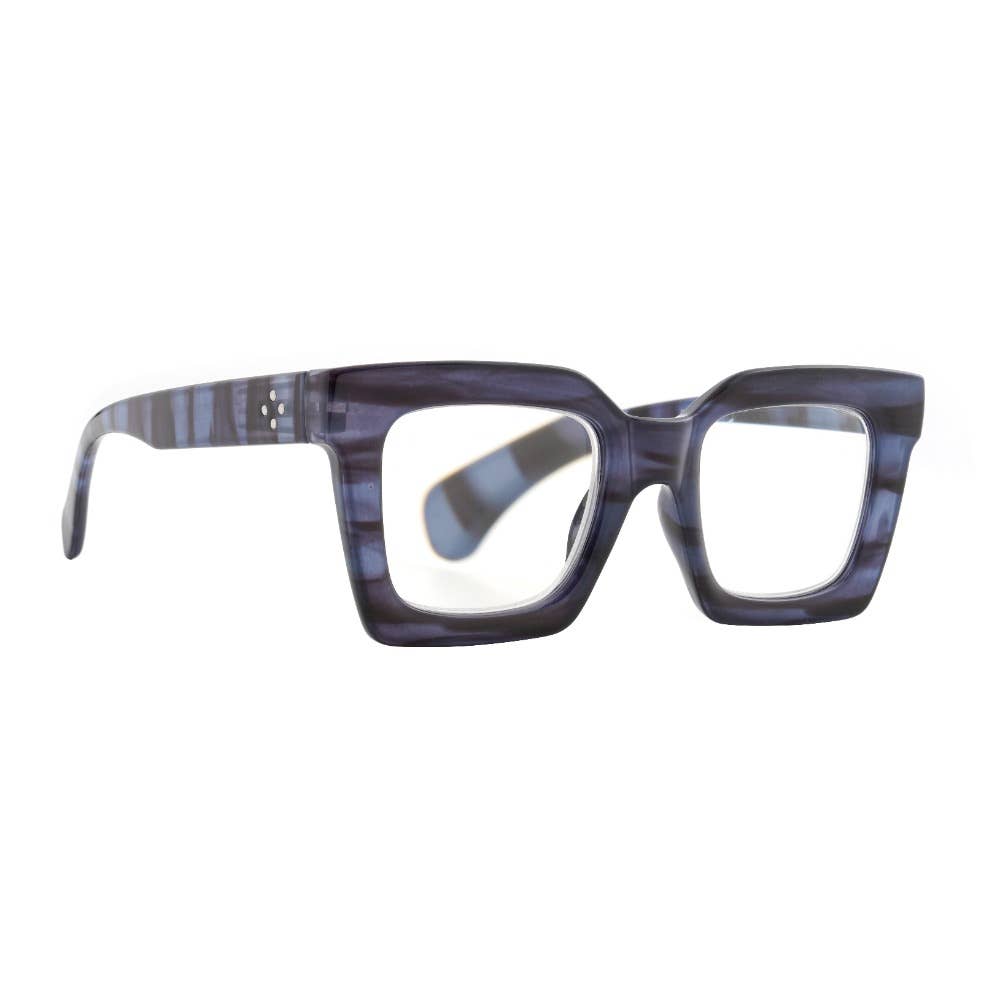 FIONA | Striped Blue | Blue Light: 2.50