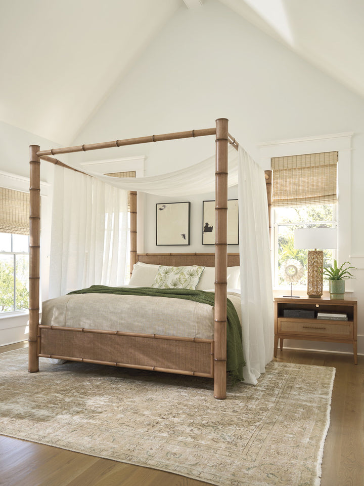 Key Biscayne - Wynwood Open Nightstand - Light Brown