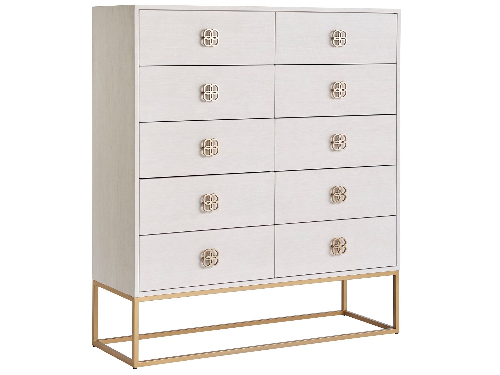 Love. Joy. Bliss.-Miranda Kerr Home - Peony Drawer Chest - Alabaster