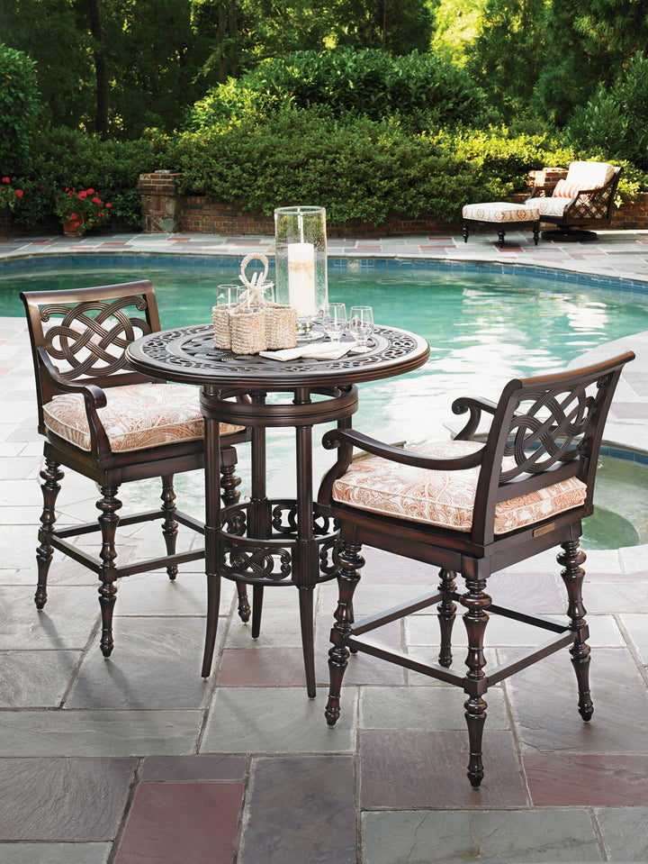 Royal Kahala Black Sands - Bistro Table - Dark Brown