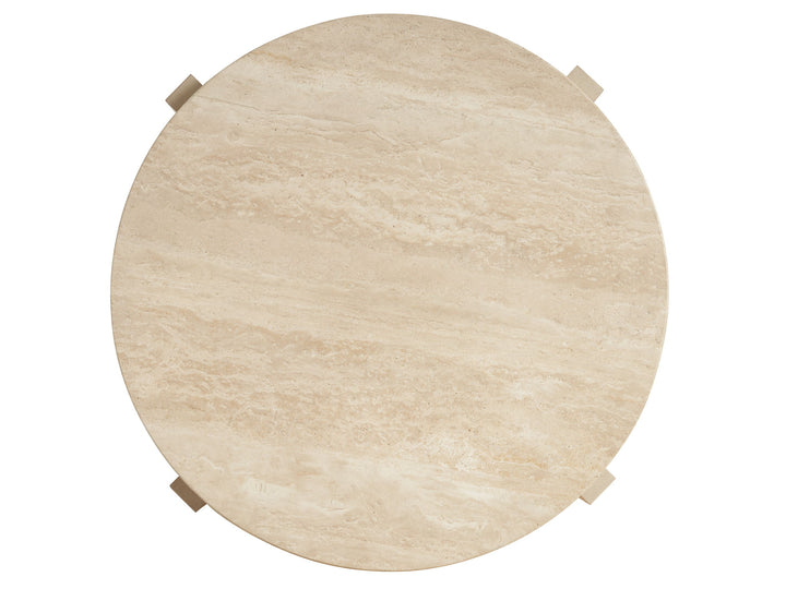 Sunset Key - Shasta Round Lamp Table - Beige