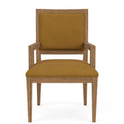 Halbrooke - Upholstered Back Arm Chair (Set of 2) - Light Brown