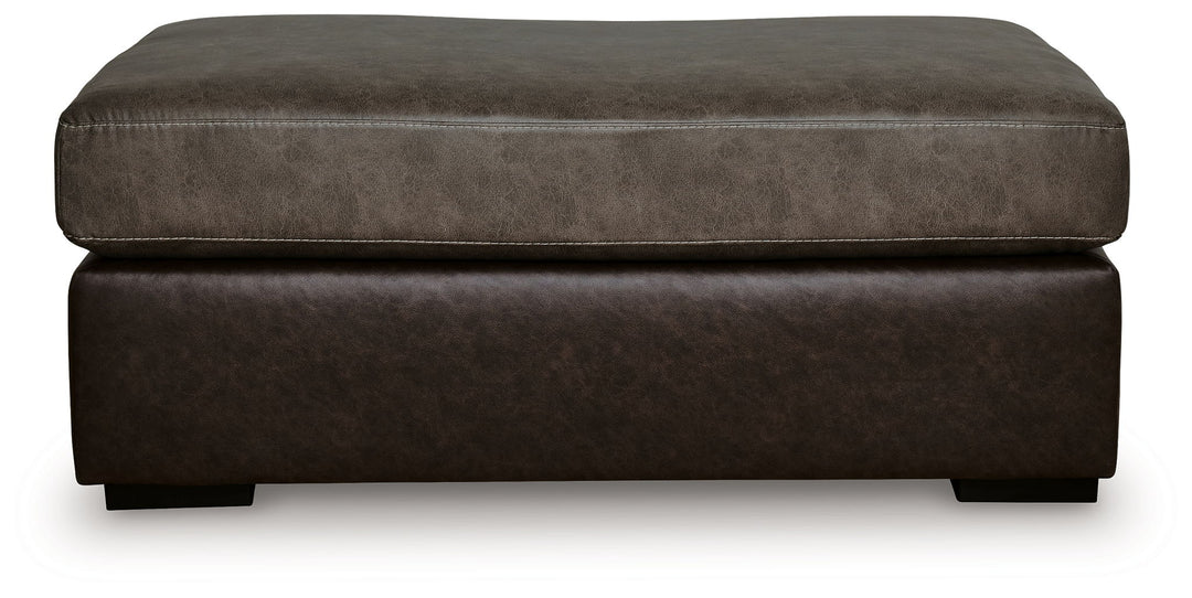 Castille Way - Oversized Accent Ottoman - Fossil