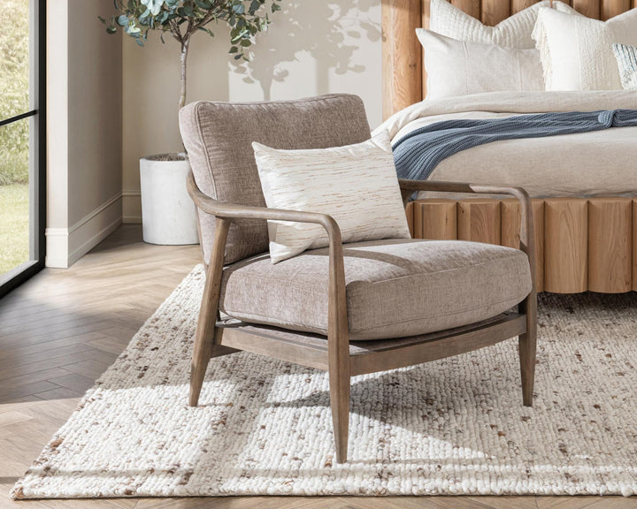 Lennon - Accent Chair - Grayish Brown