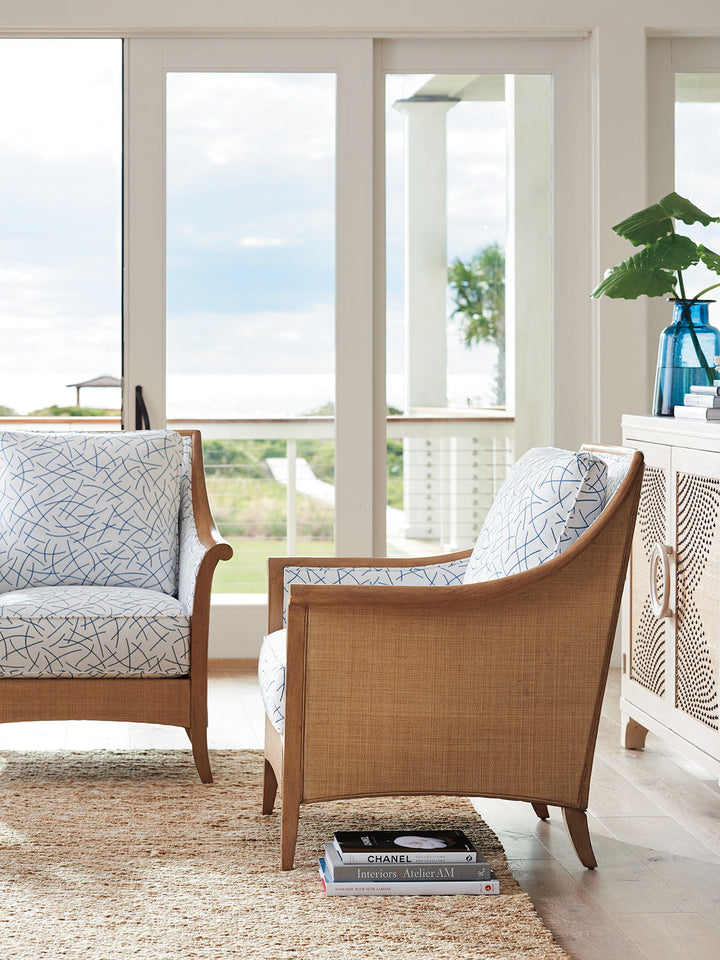 Barclay Butera Upholstery - Nantucket Raffia Chair - White