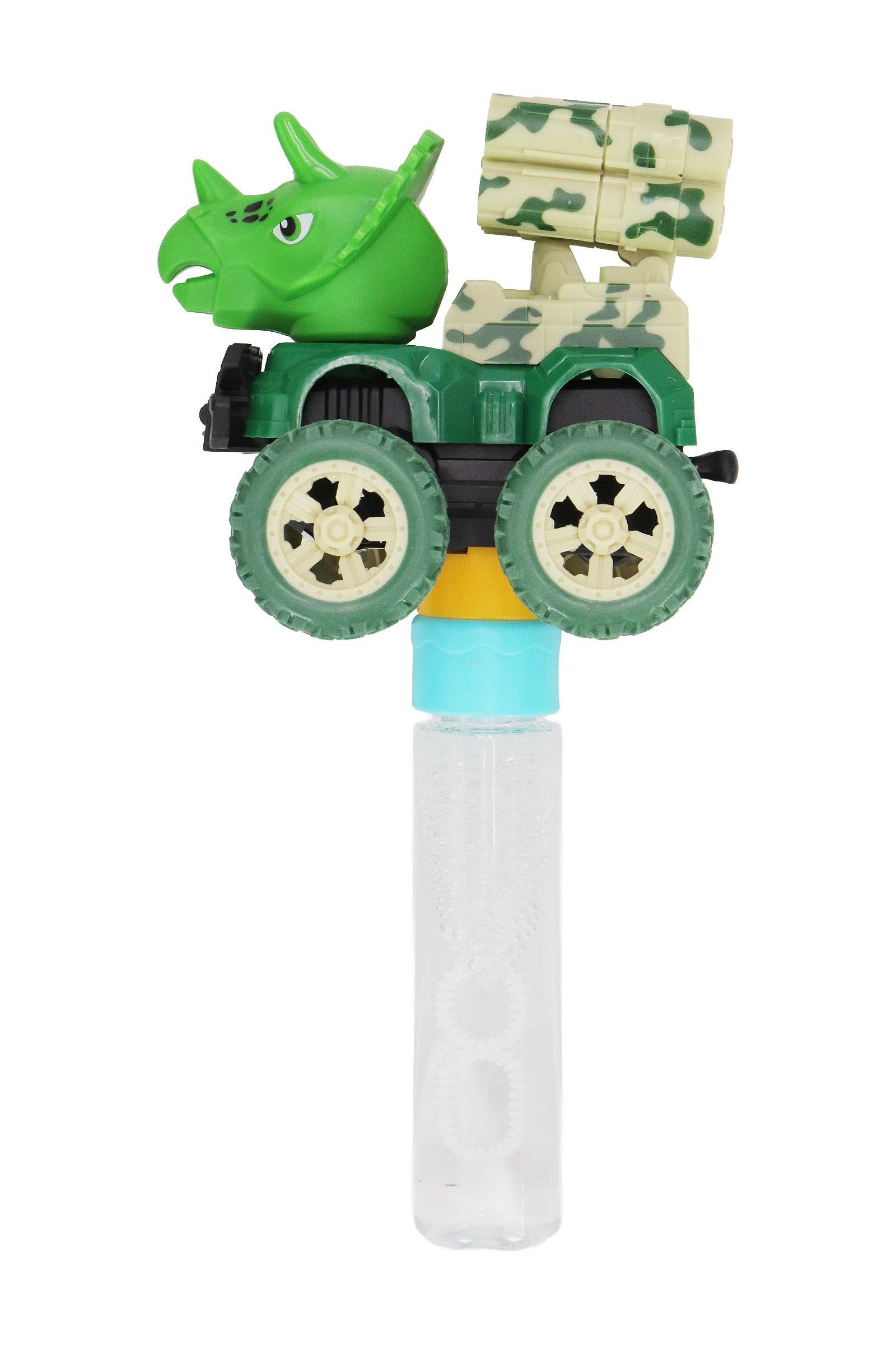 Dinosaur Wind-up Car 3 Hole Bubble Stick Wand