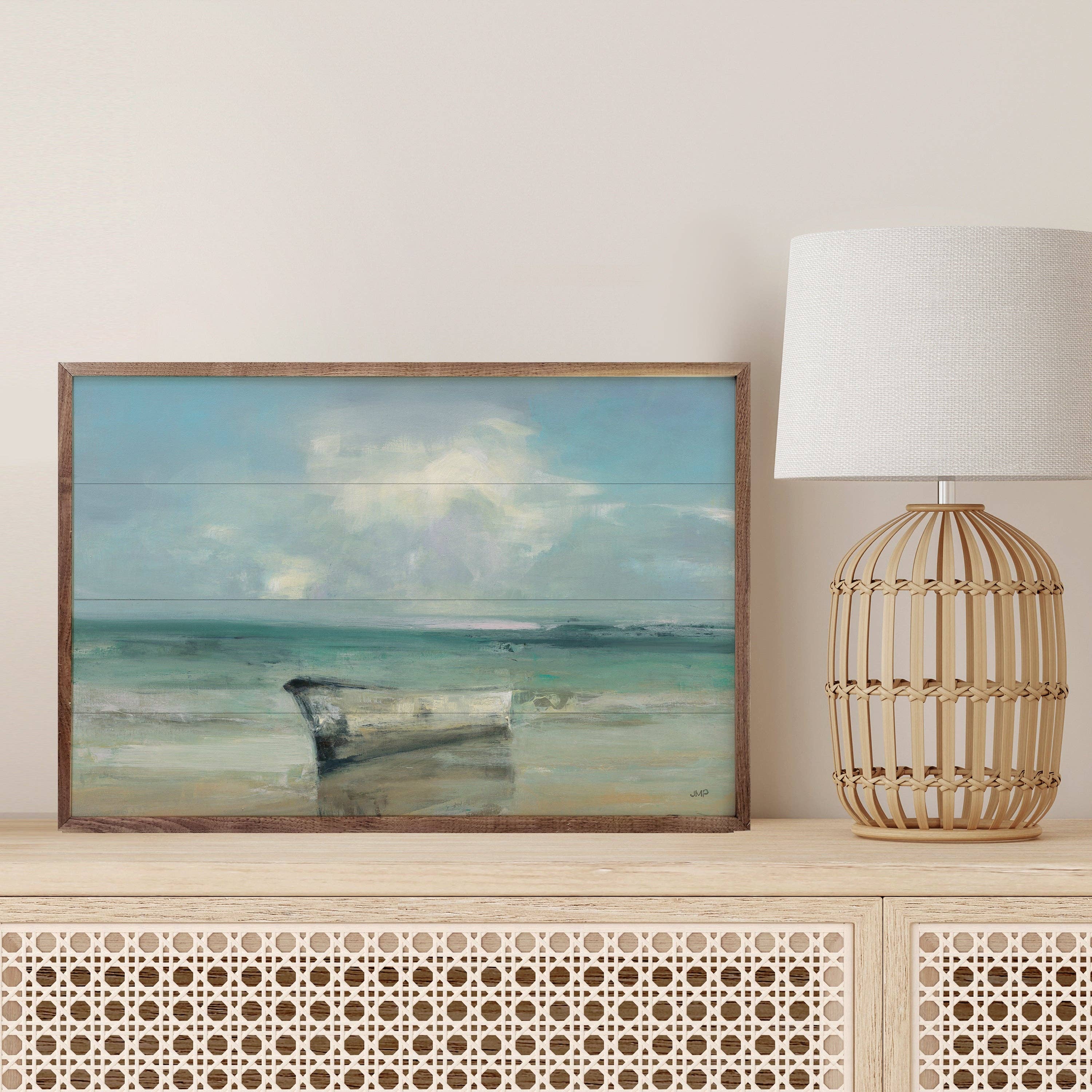 Ashore Boat By Julia Purinton