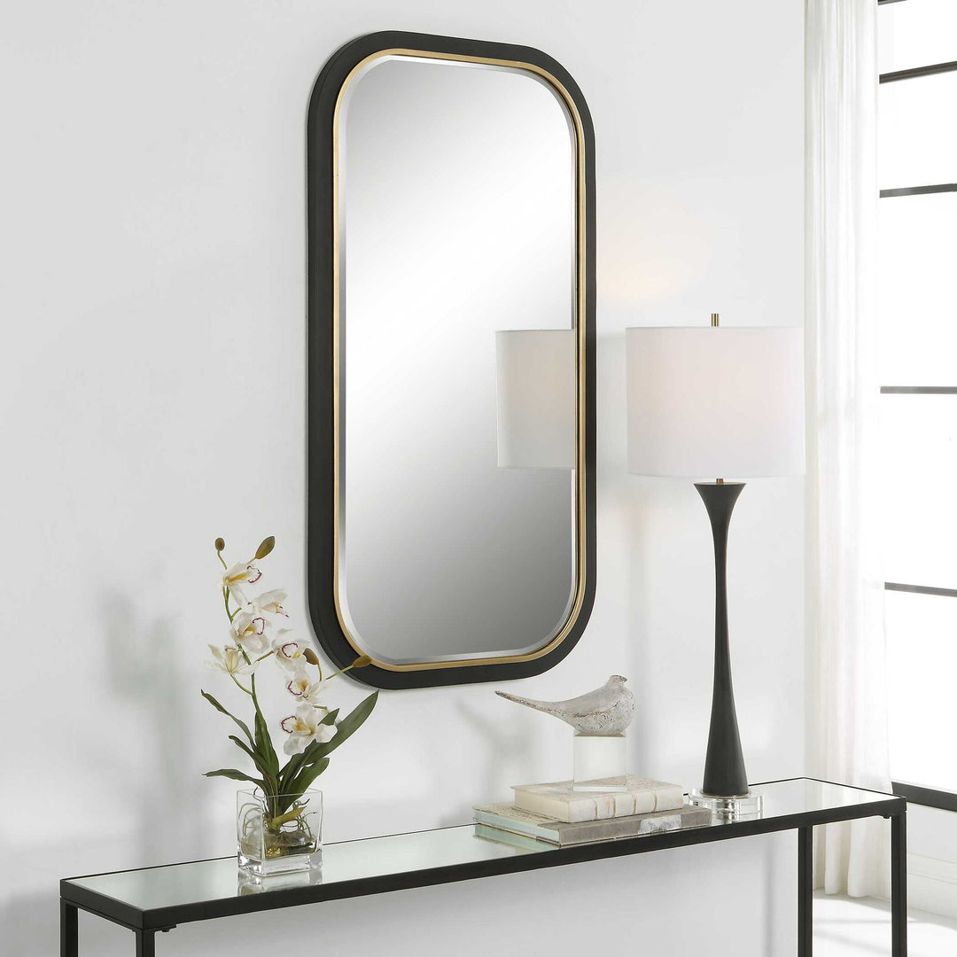Nevaeh - Curved Rectangle Mirror