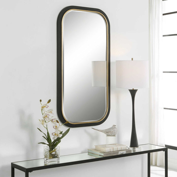Nevaeh - Curved Rectangle Mirror