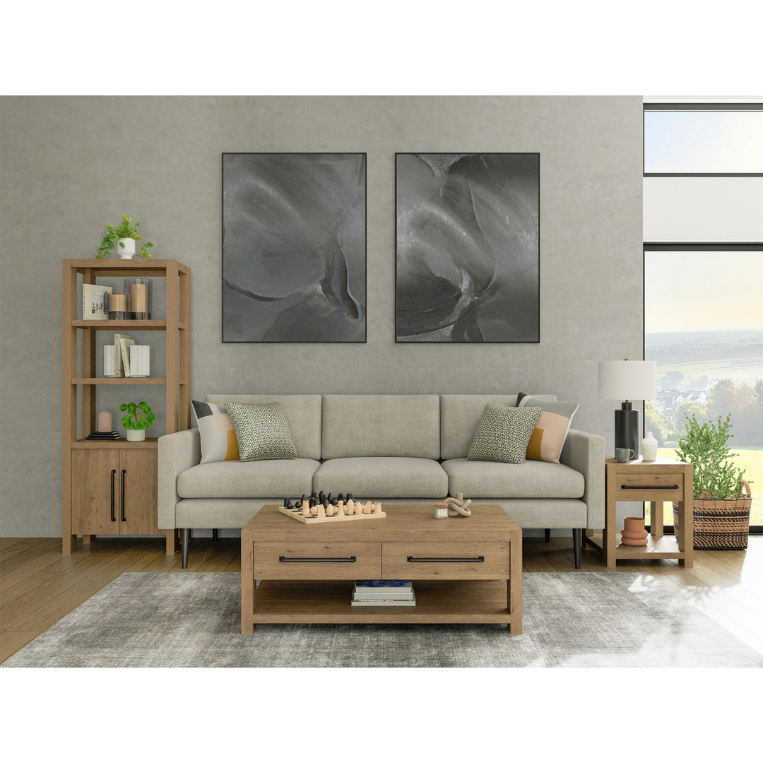 Davie - Rectangular Coffee Table - Light Brown