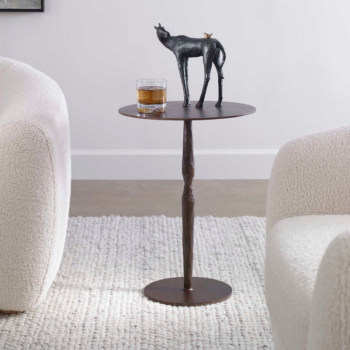 Industria - Copper Bronze Accent Table