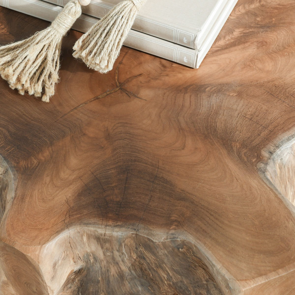 Cypress - Teak Root End Table