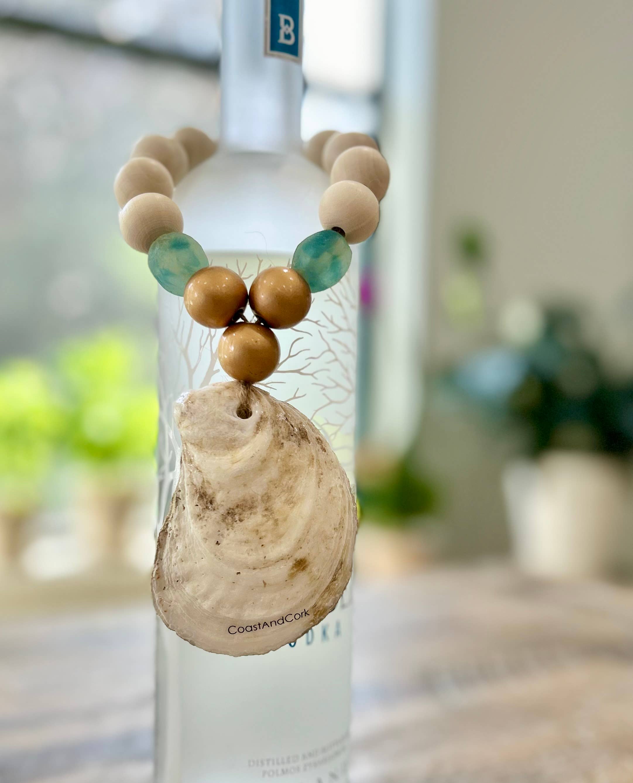 Don't Ask / Just Pour - Beaded Wine Bottle Charm