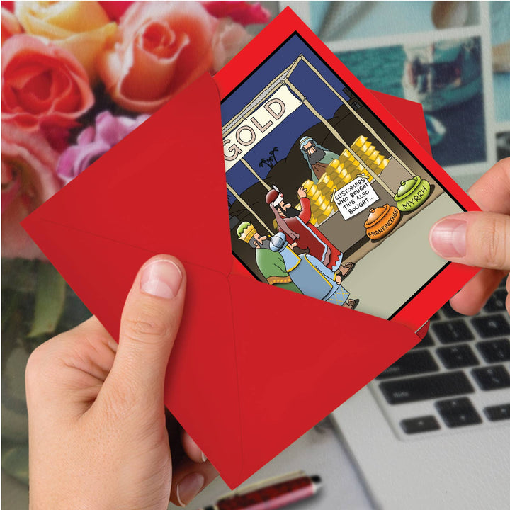 Boxed Christmas Cards - Gold Purchase