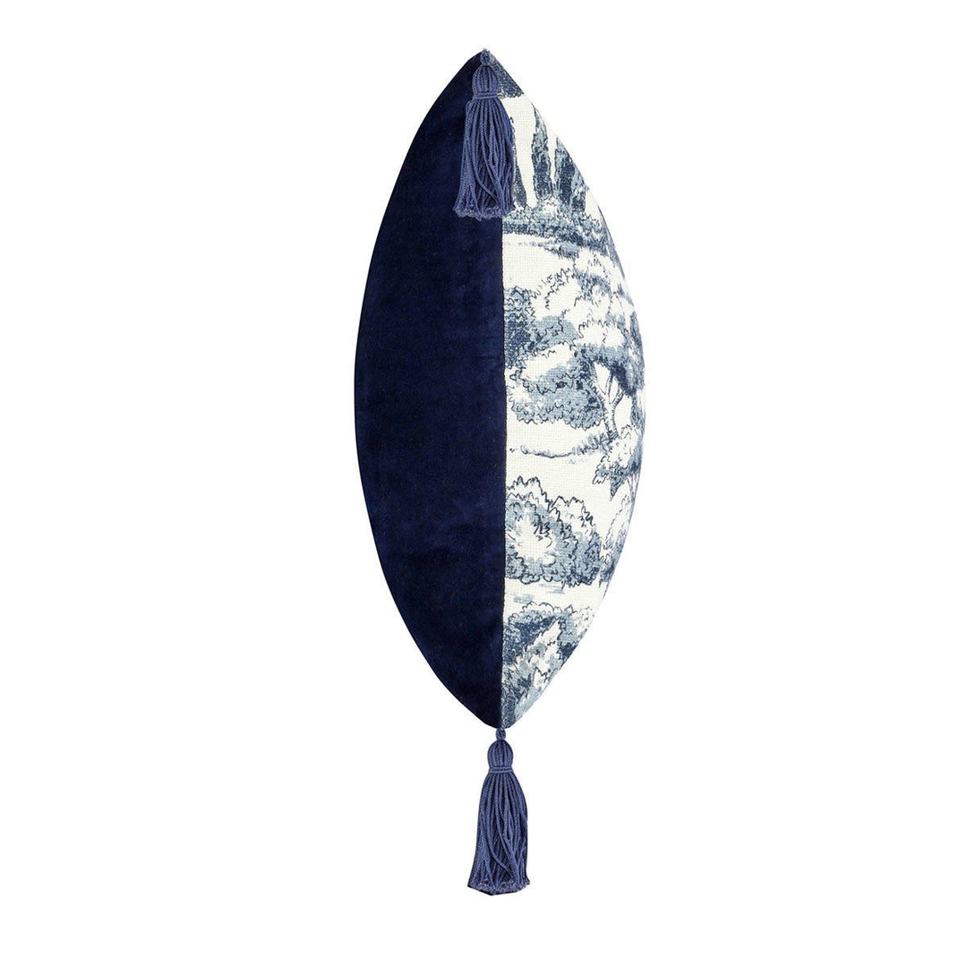Villa Classics - TL Stonework Pillow - Denim Blue