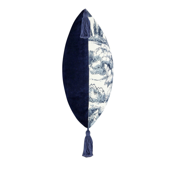 Villa Classics - TL Stonework Pillow - Denim Blue