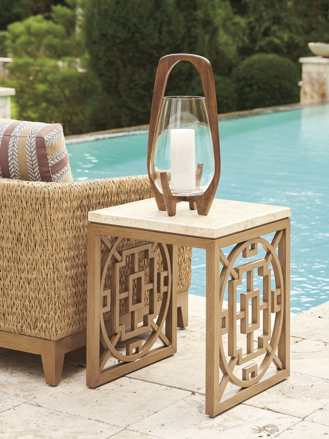 Los Altos Valley View - Wood Square End Table - Light Brown