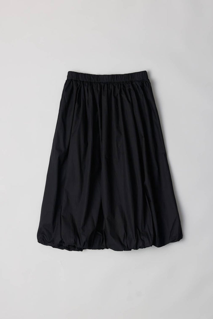 The Bella Skirt | Midi Bubble Skirt: BLACK / MEDIUM