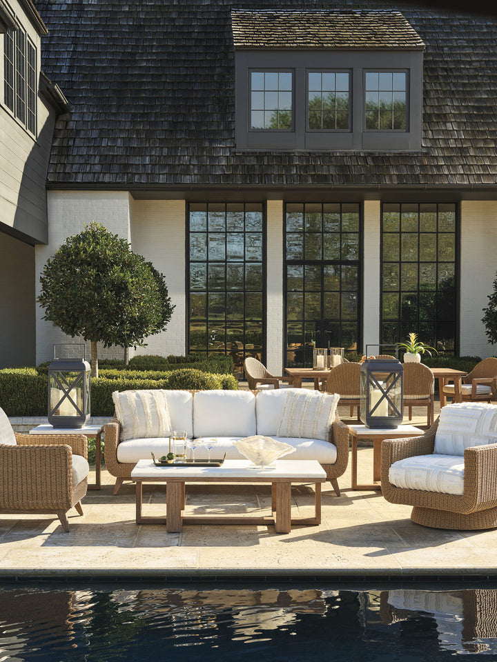 Isle Of Palms - Sofa - Dark Brown / White
