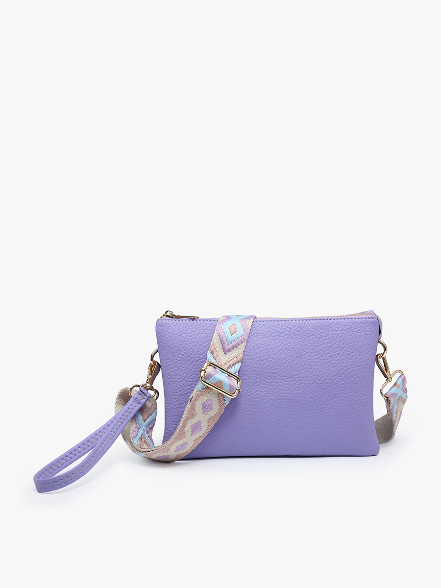M2056 Izzy Crossbody w/ Guitar Strap: Black