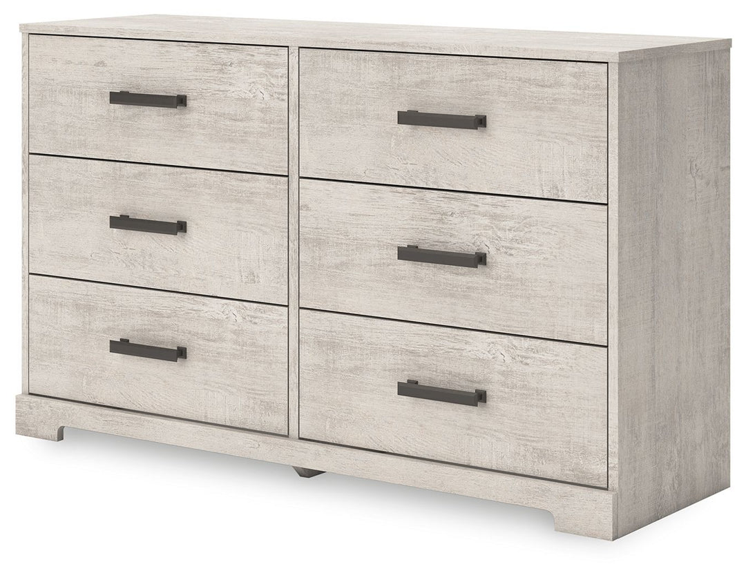 Shawburn - Gray - Six Drawer Dresser