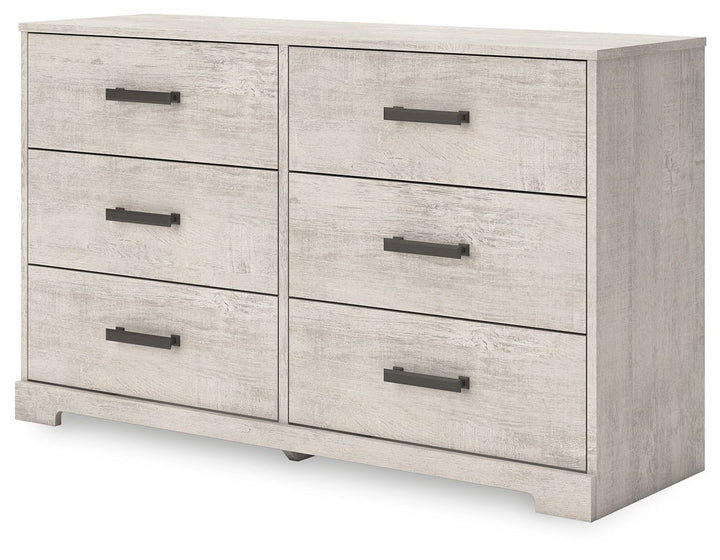 Shawburn - Gray - Six Drawer Dresser