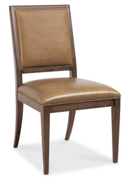 Archives - Leather Side Chair (Set of 2) - Light Brown