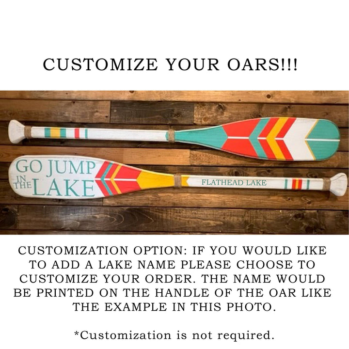 Boat Oars- Go Jump In The Lake 2pc Set