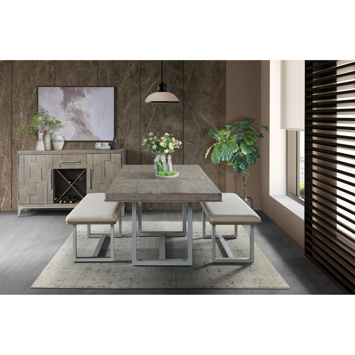 Intrigue - Upholstered Dining Bench - Hazelwood