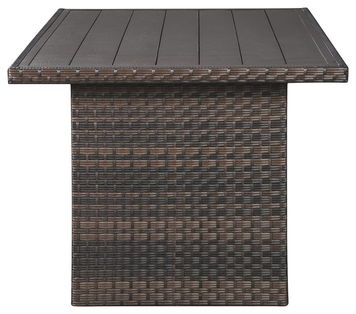 Easy Isle - Dark Brown / Beige - RECT Multi-Use Table