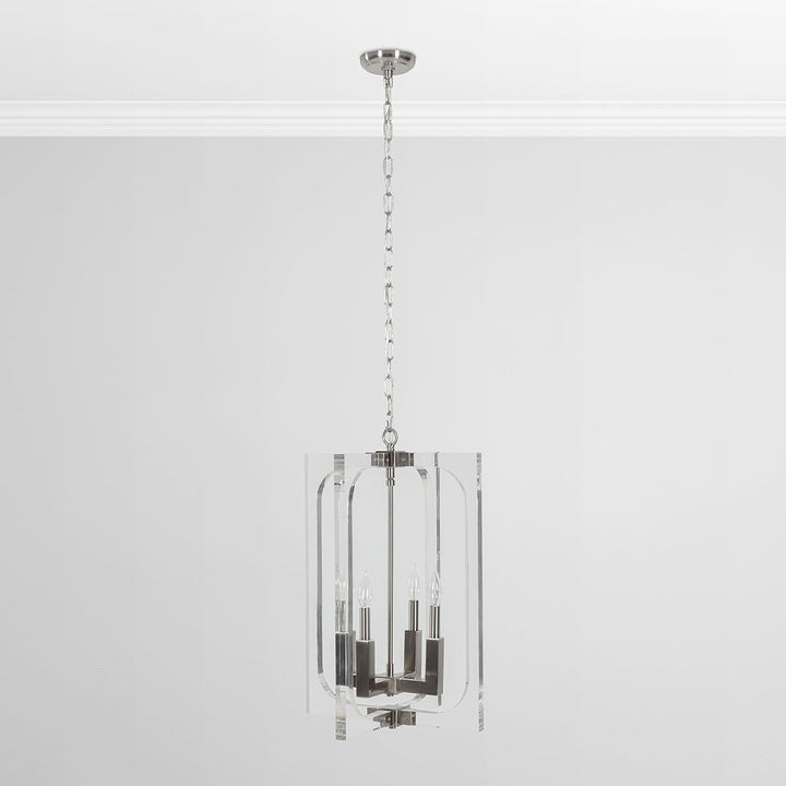 Ellison - Chandelier - Clear/Nickel