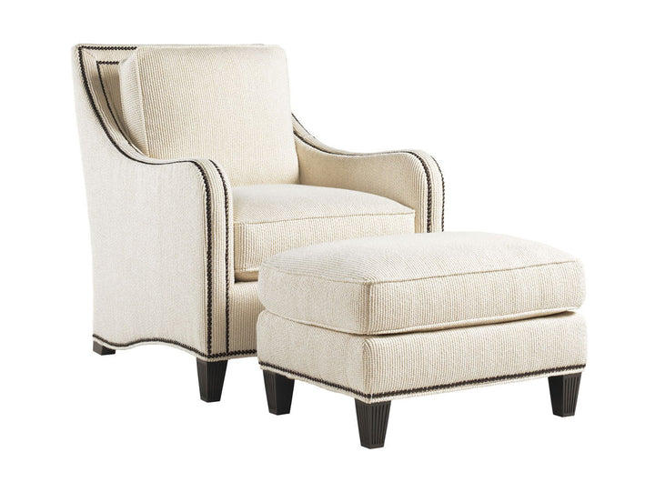 Royal Kahala - Koko Chair - Dark Red / Light Brown