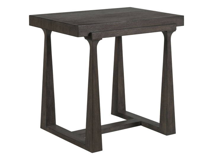 Cohesion Program - Grantland Rectangular End Table - Dark Brown - Wood
