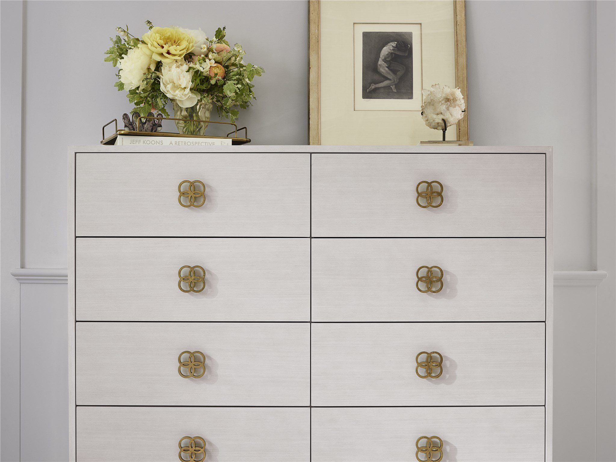 Love. Joy. Bliss.-Miranda Kerr Home - Peony Drawer Chest - Alabaster