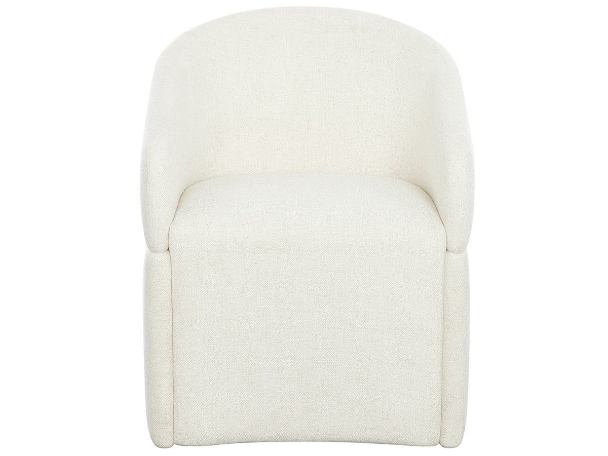 Velora - Upholstered Arm Chair - White