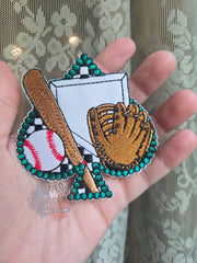 Baseball Spade Iron-On PATCH