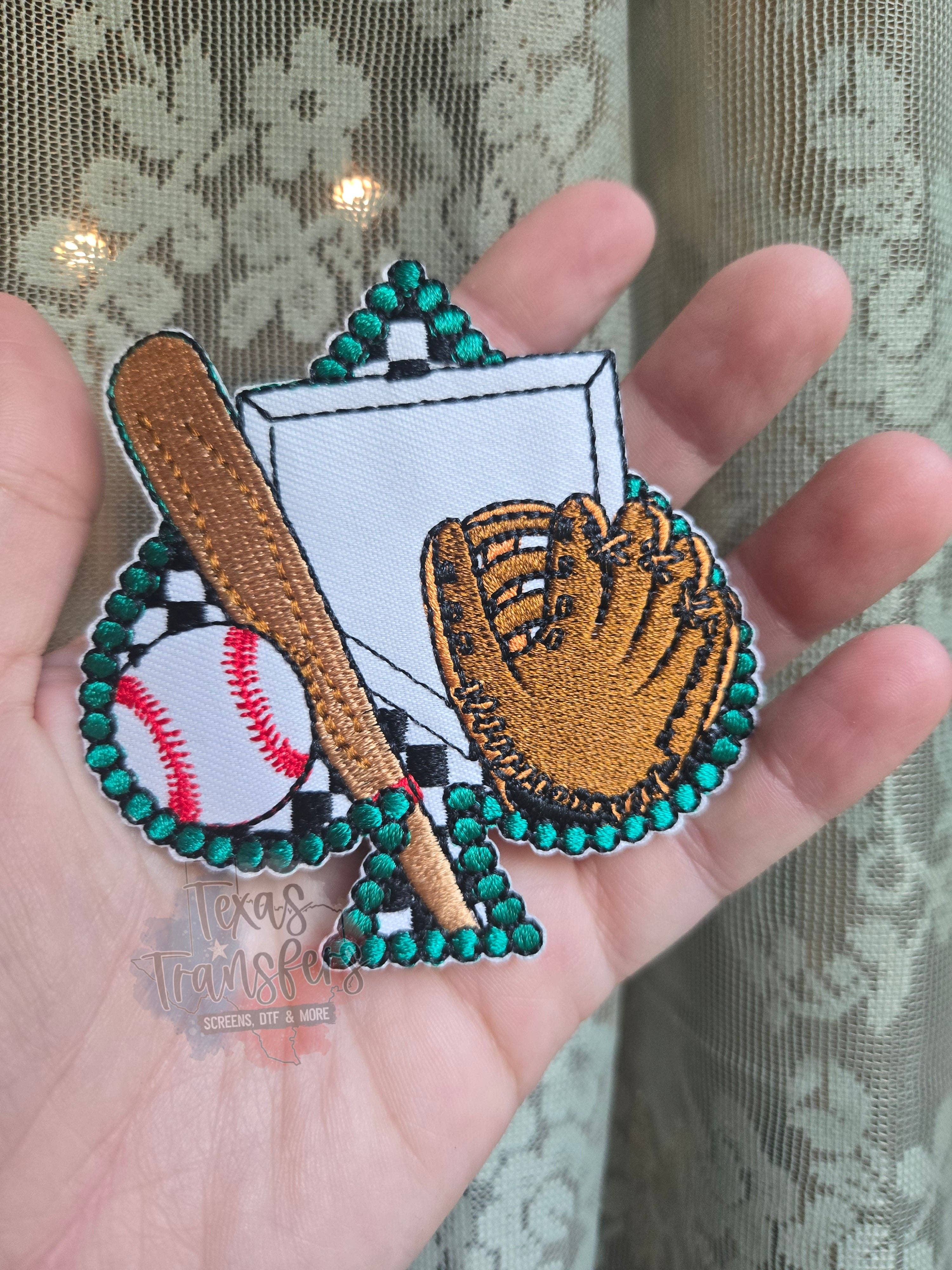 Baseball Spade Iron-On PATCH