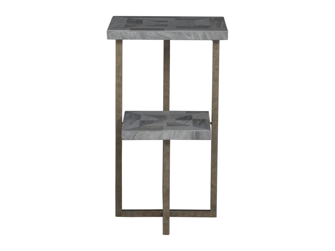 Signature Designs - Salvo Rectangular Tier Spot Table - Dark Gray