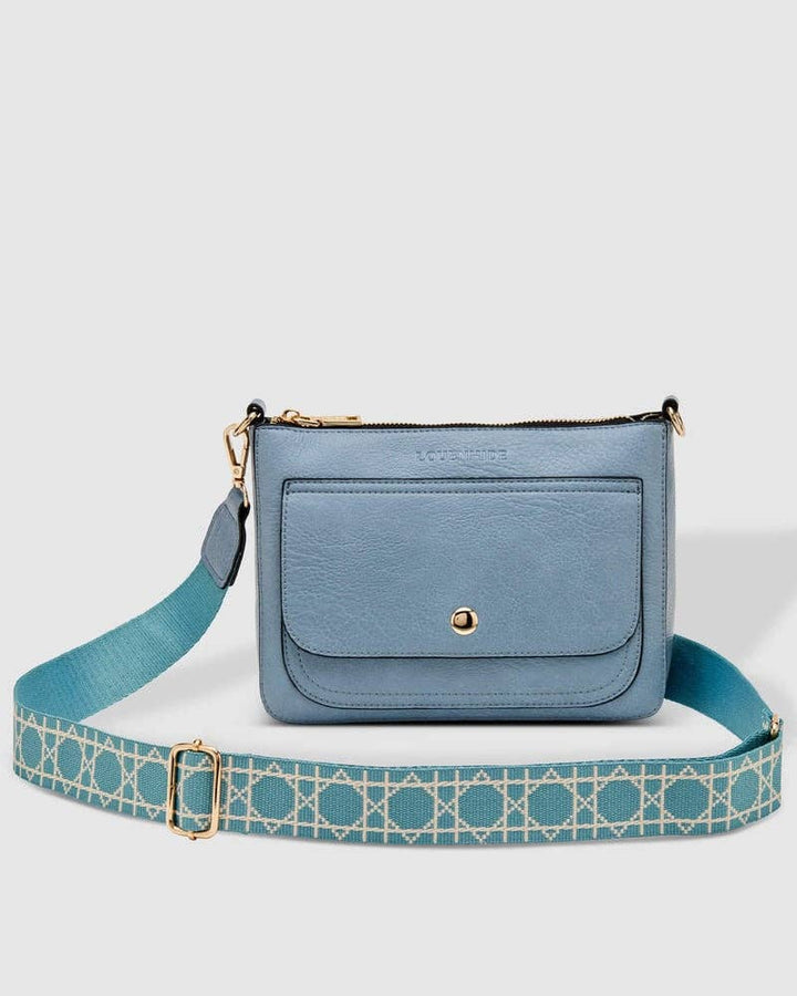 Lizzie Ezra Crossbody Bag - Chambray