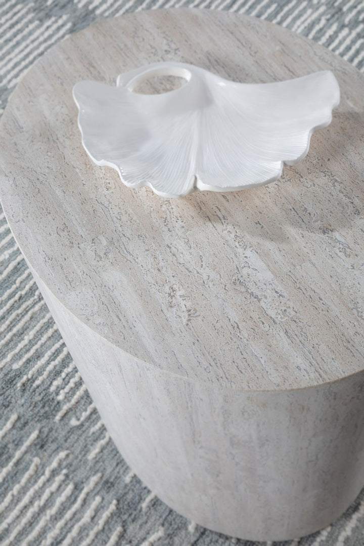 Signature Designs - Cassio Oval Side Table - Gray