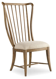 Sanctuary - Tall Spindle Side Chair (Set of 2) - Beige