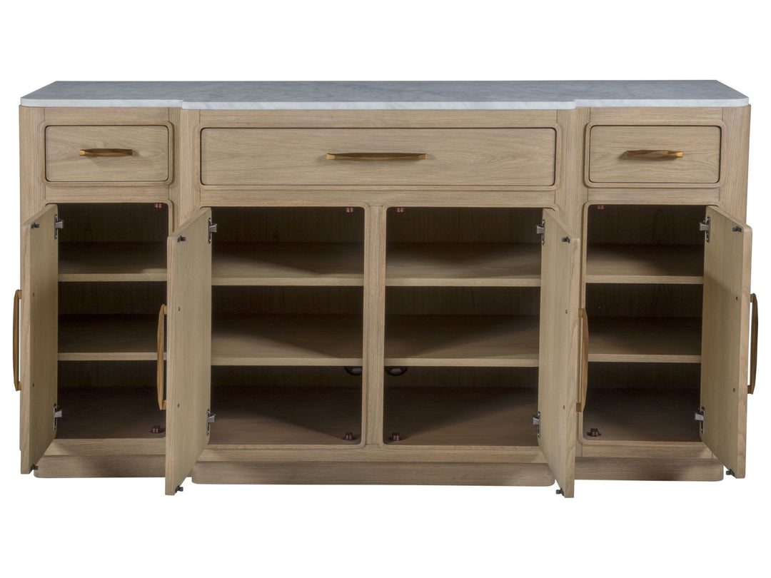 Simpatico - Simpatico Buffet With Marble Top - Light Brown